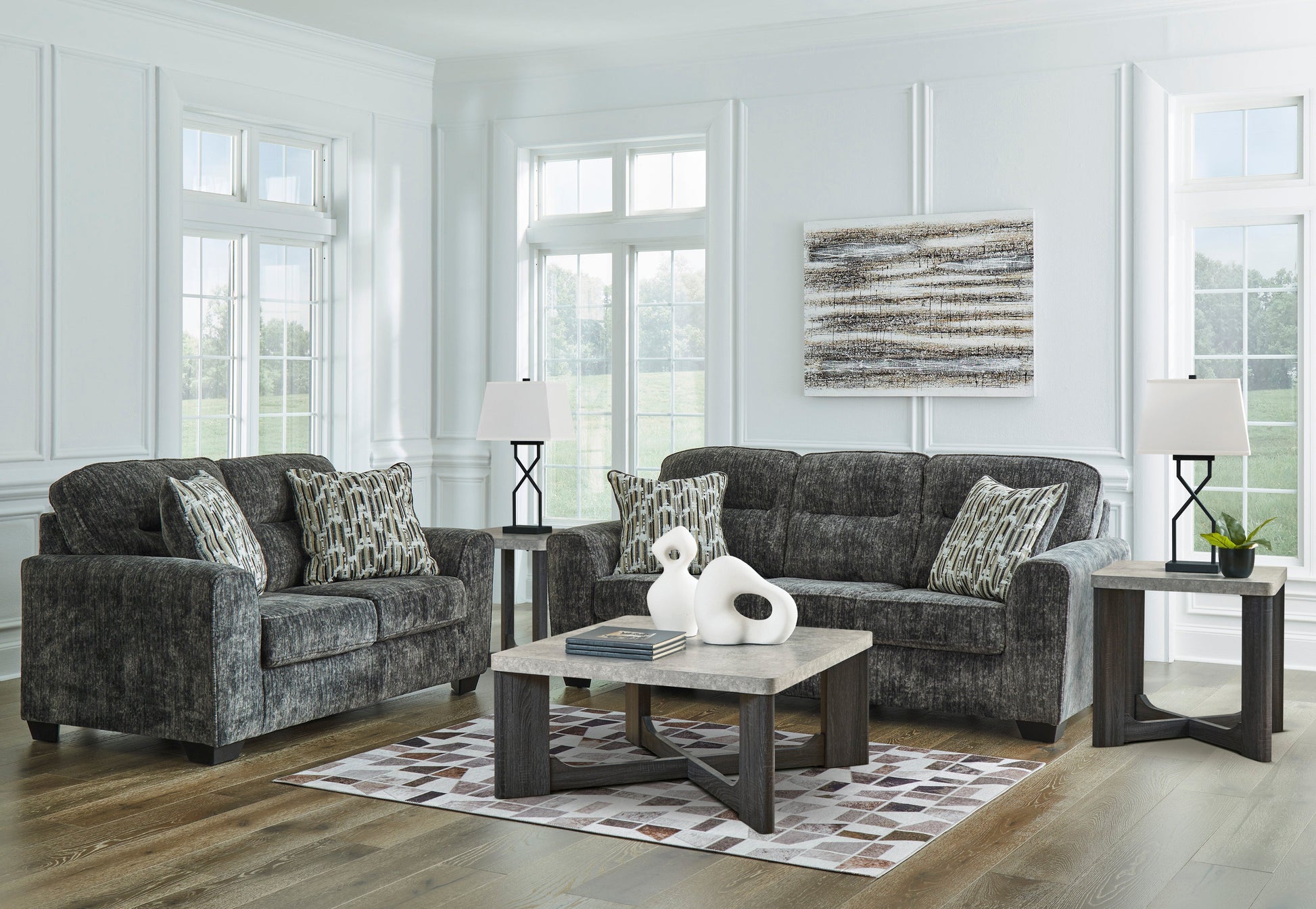 Lonoke Gunmetal Ashley Furniture