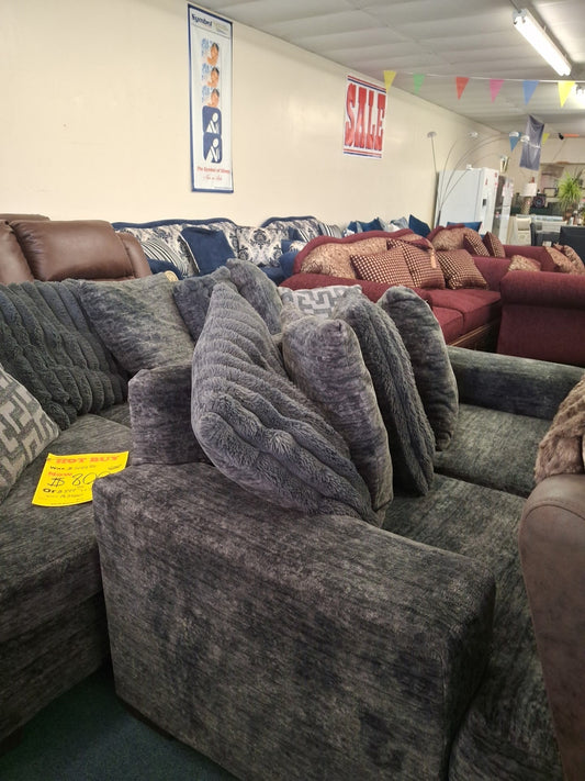 Used Grey Delta Sofa and Loveseat Trading Post