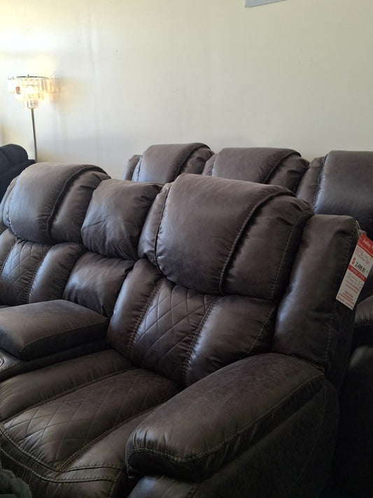 New Homestretch Grey Sofa and Loveseat Trading Post