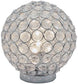 CRYSTAL GLOBE TABLE LAMP Crown Mark