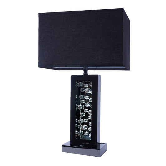 MONICA LAMP BLACK NICKEL-LED ACCENT Crown Mark