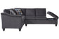 Illusion Flannel 10300 Sectional Hughes Furniture
