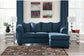 Blue Darcy Sofa Chaise Ashley Furniture