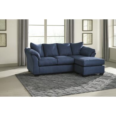 Blue Darcy Sofa Chaise Ashley Furniture