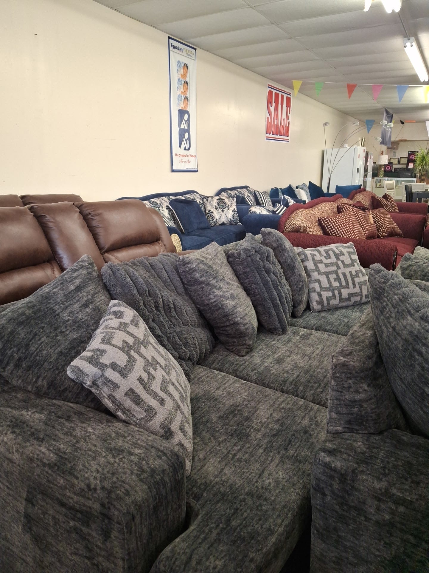 Used Grey Delta Sofa and Loveseat Trading Post