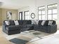 Midnight Madness LSF Chaise 4 Piece Grey Ashley Furniture
