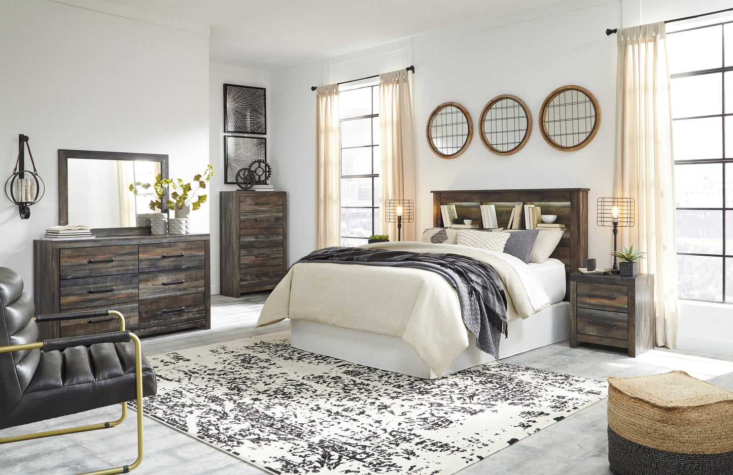 Drystan Bookcase Bedroom Set Ashley Furniture