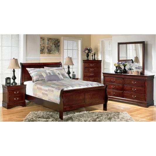 Alisdair California King Sleigh Bed with Mirrored Dresser and 2 Nightstands Signature Design by Ashley®