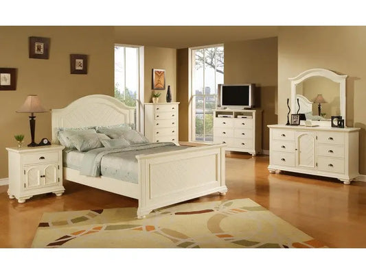 BP700 | Brook White King Bedroom Set - Mattress Included Elements International