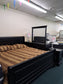 Black Used Sleigh Bedroom Set New Classic Furniture