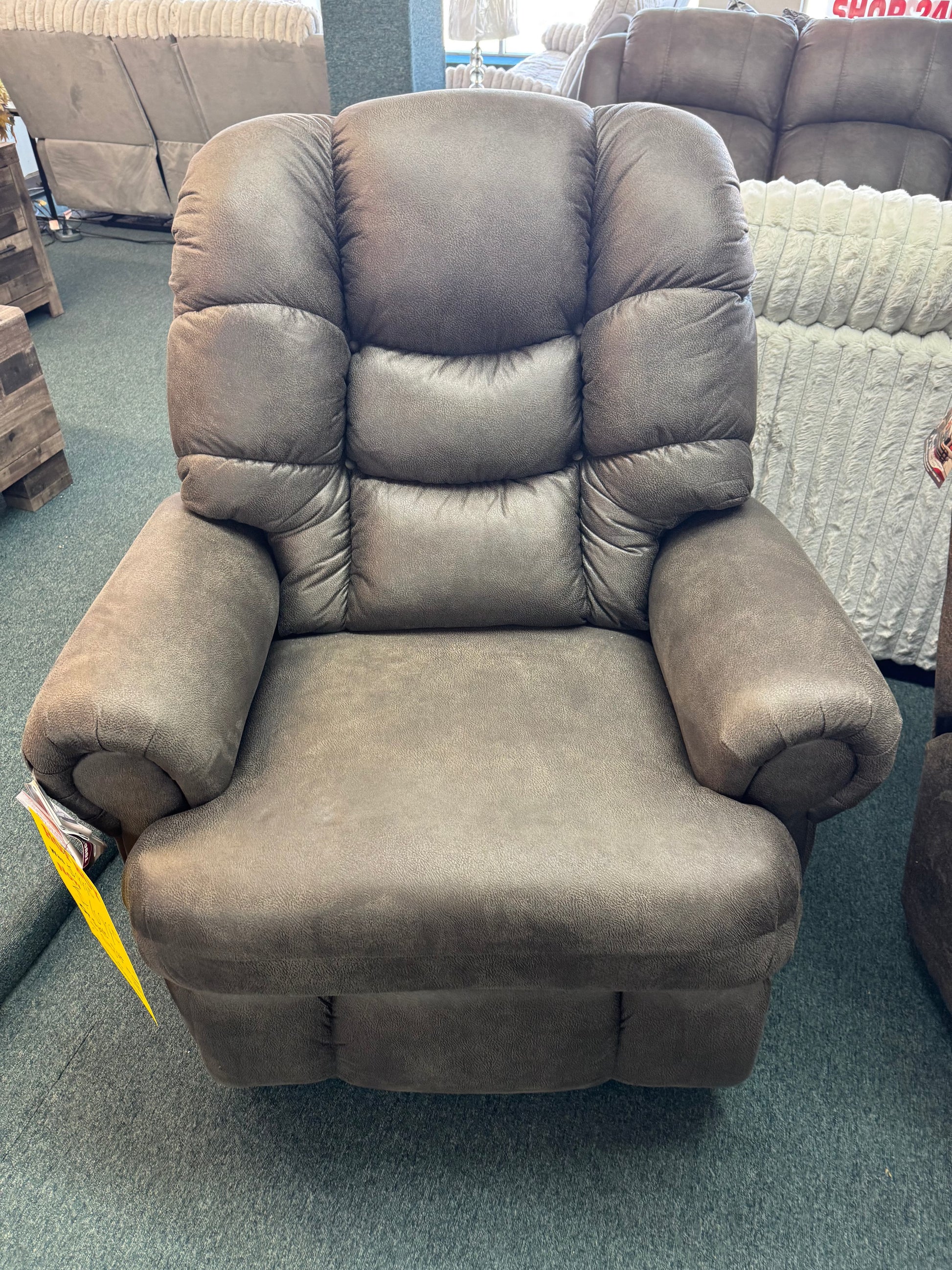 Gray Big Man Recliner HomeStretch