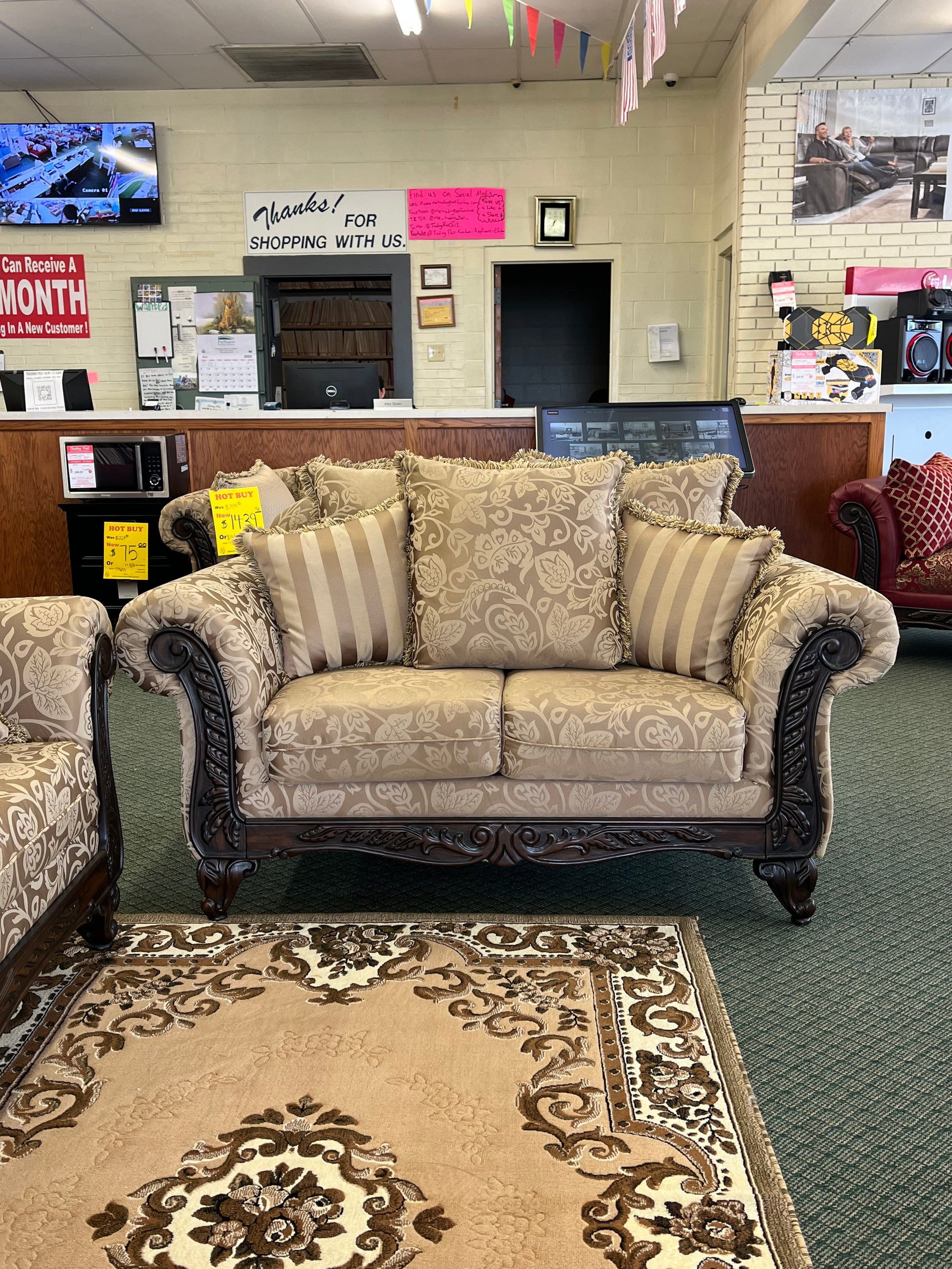 3 Piece Living Room Set Hughes Furniture