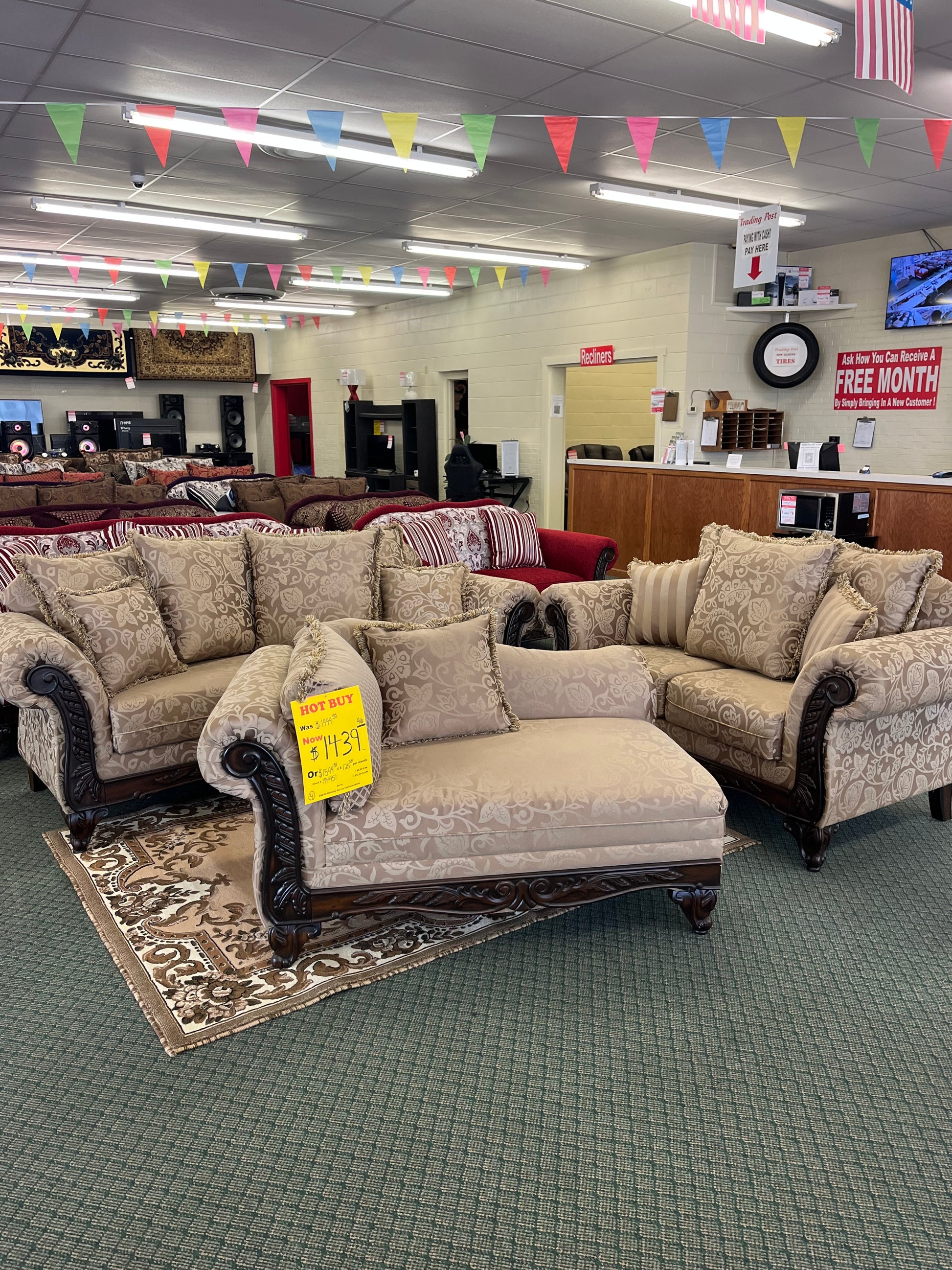 3 Piece Living Room Set Hughes Furniture