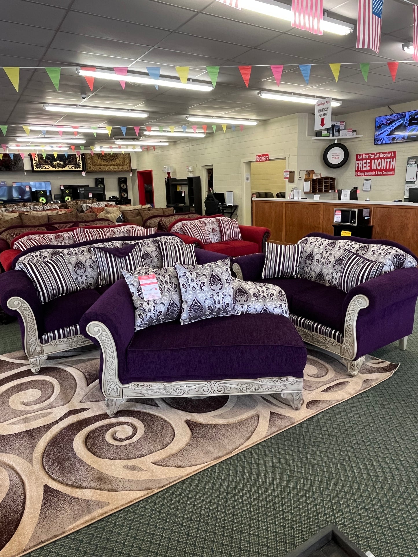 3 Piece Living Room Set Hughes Furniture