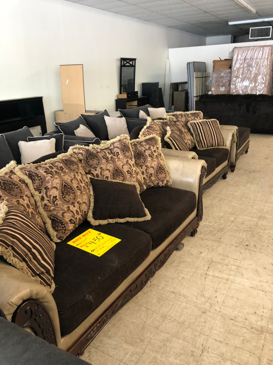 CLA3177 SOFA LOVESEAT CHAISE Trading Post 