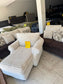 Used Brown and White Three Piece Trading Post