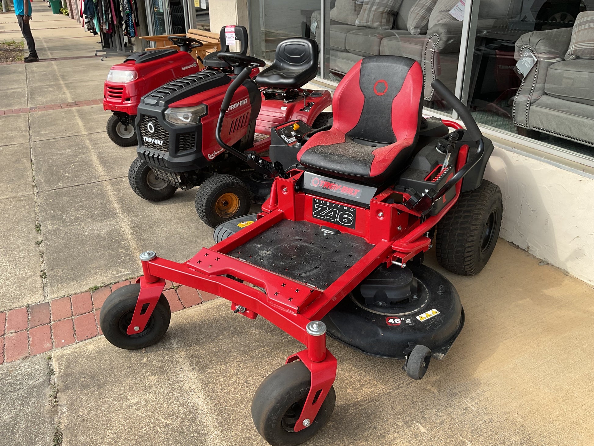 Used 46” Zero Turn Lawnmower Troy Built