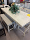 New Farmhouse White Dinette Trading Post