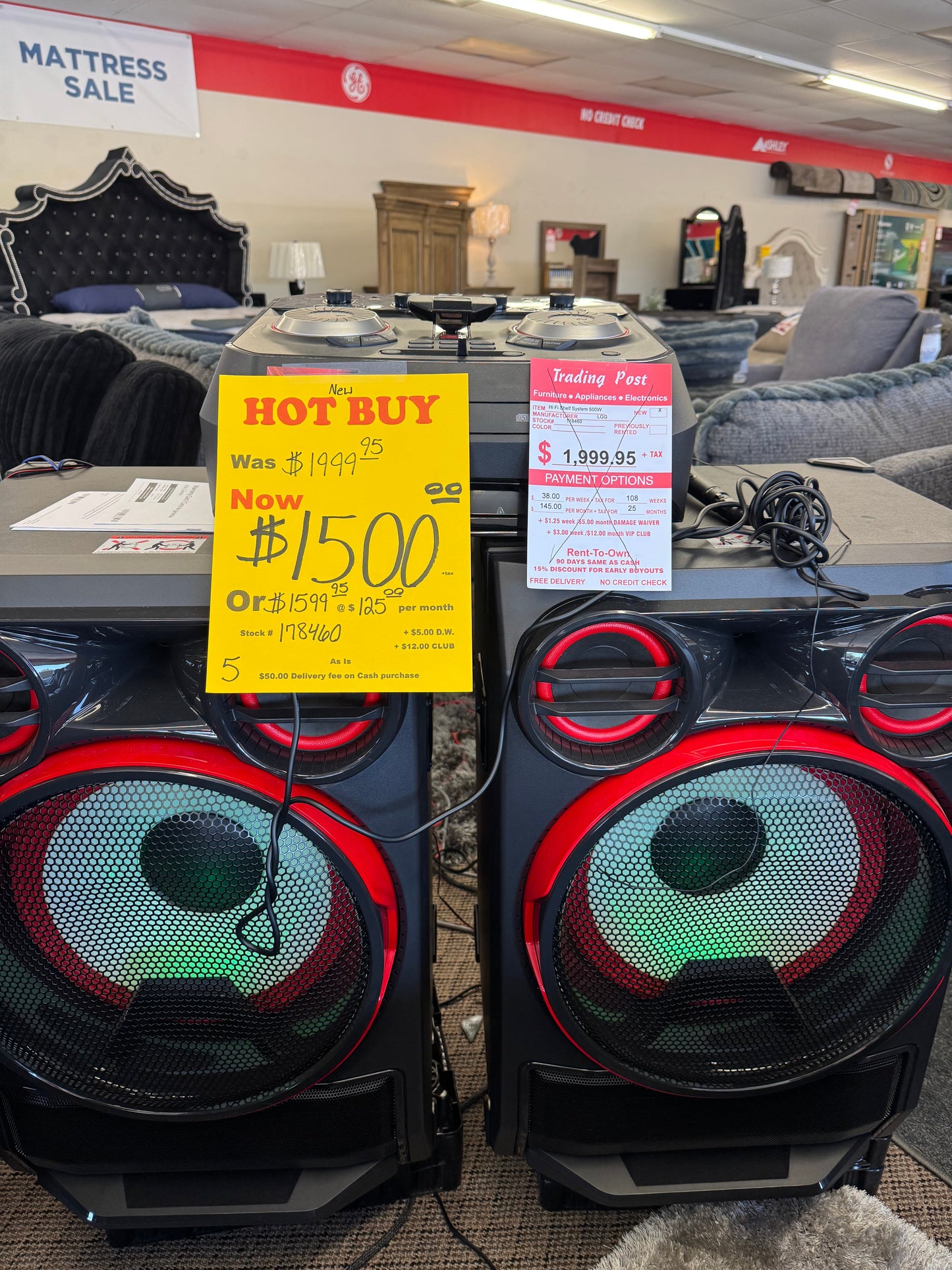New Stereo System Trading Post