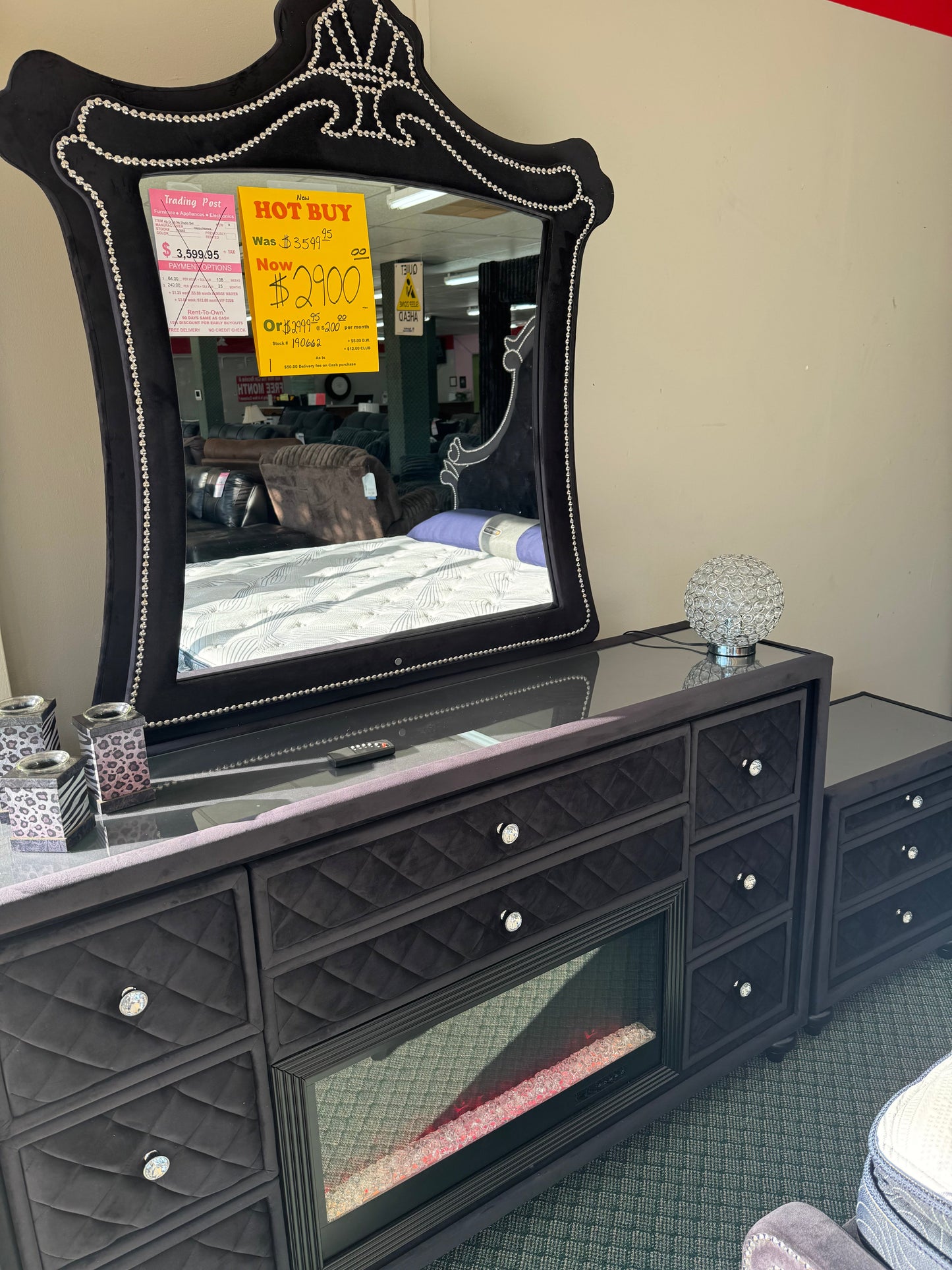 New Majesty Black Bedroom Set Trading Post