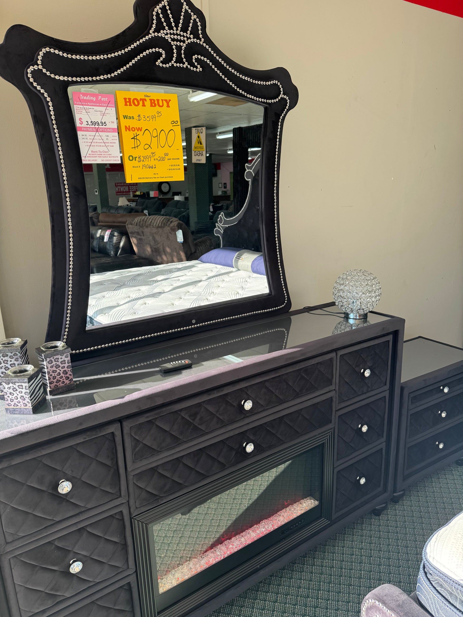 New Majesty Black Bedroom Set Trading Post