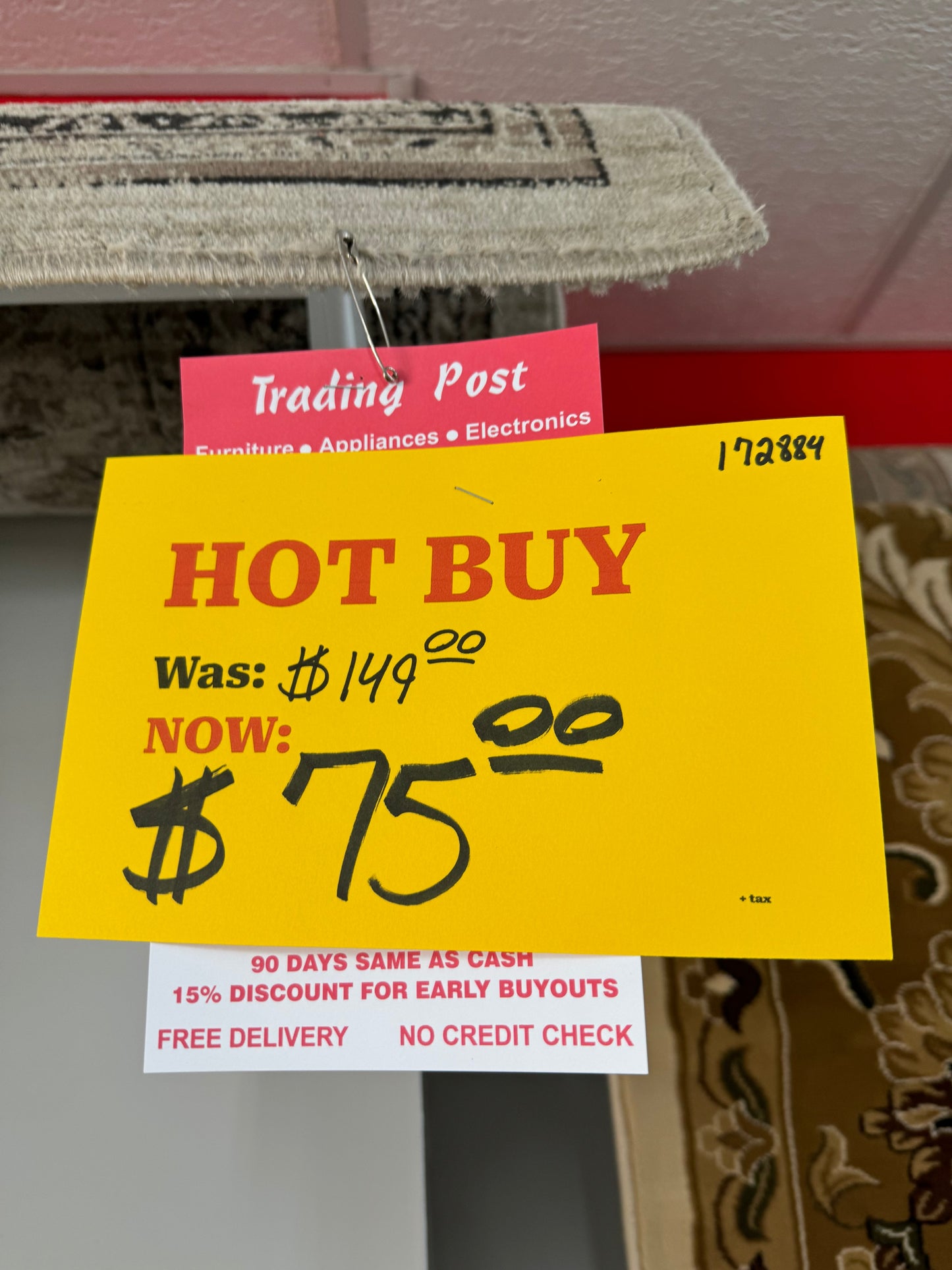New Light Tan Rug Trading Post