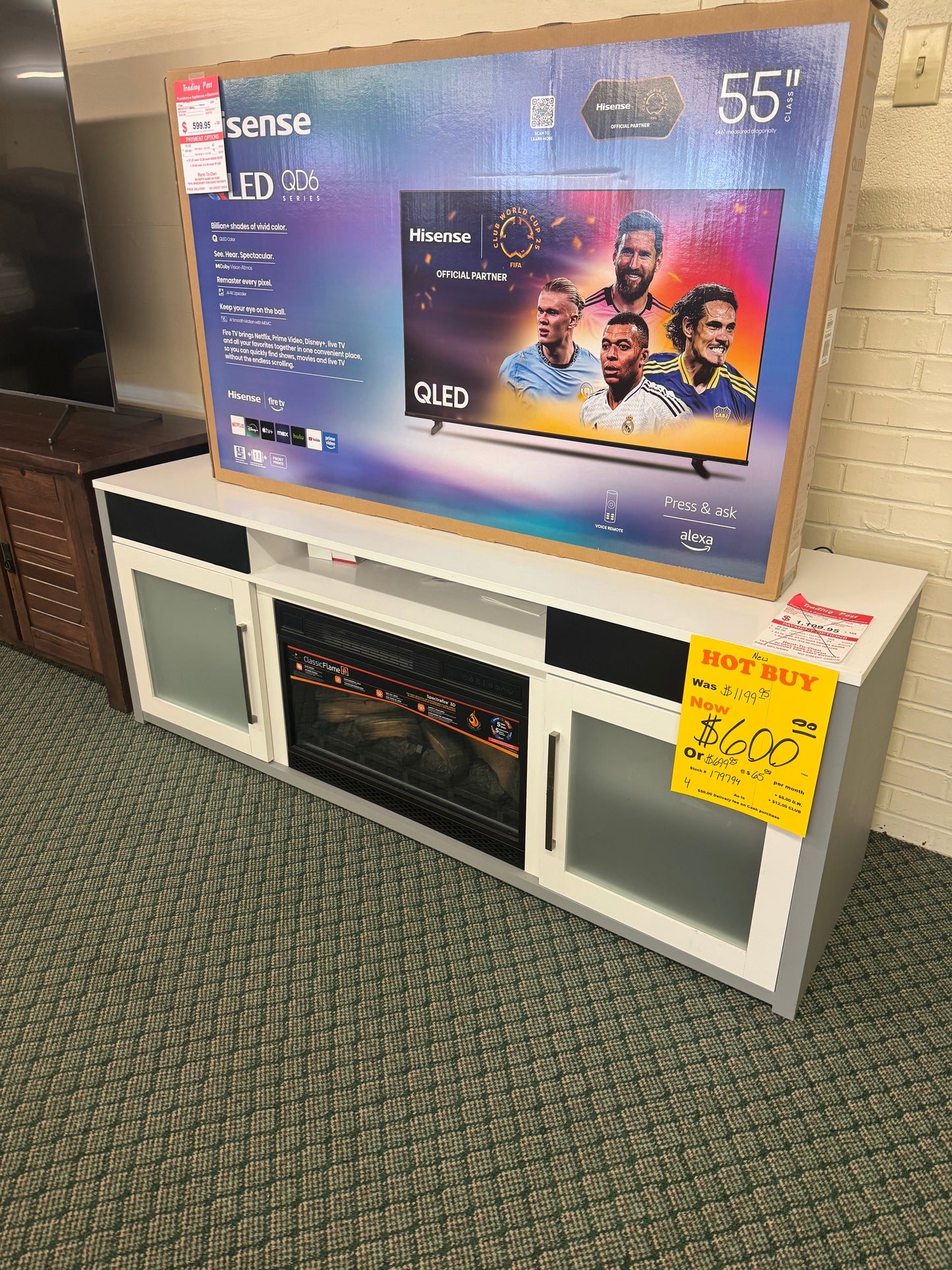 New White Tv Stand Trading Post
