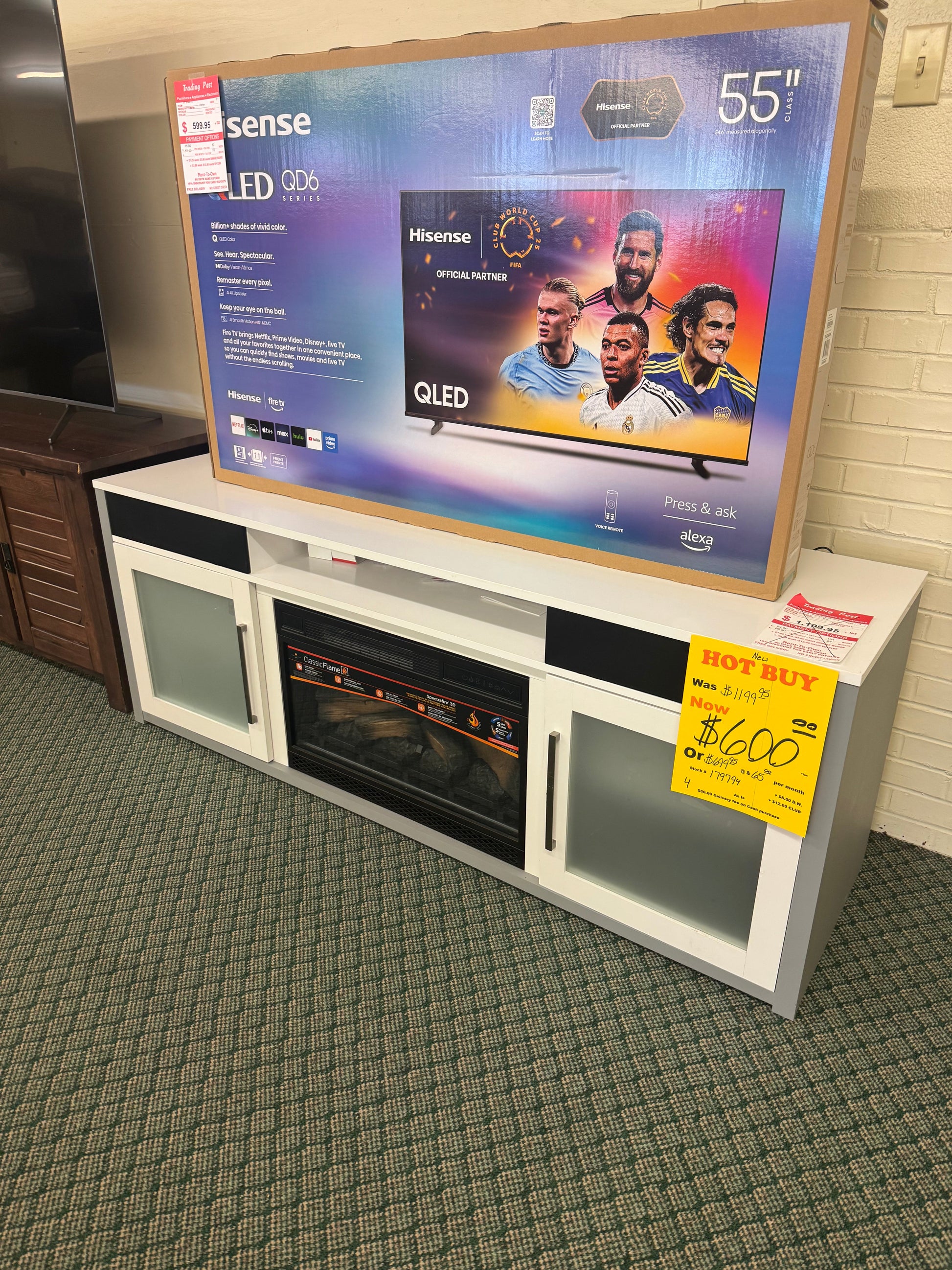 New White Tv Stand Trading Post