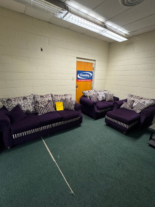 Used Purple Three Piece Trading Post