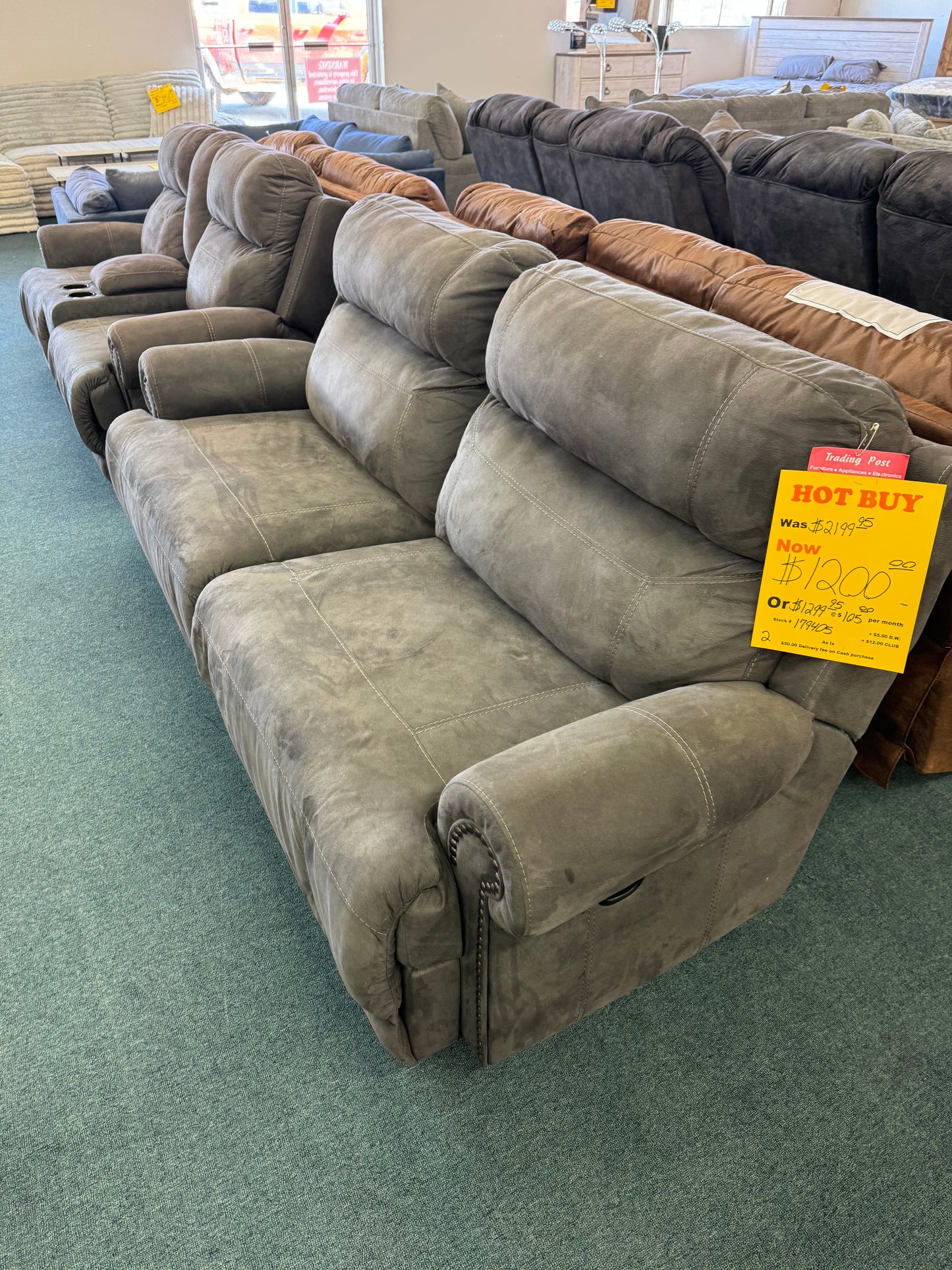 Used Grey Sofa and Loveseat Trading Post