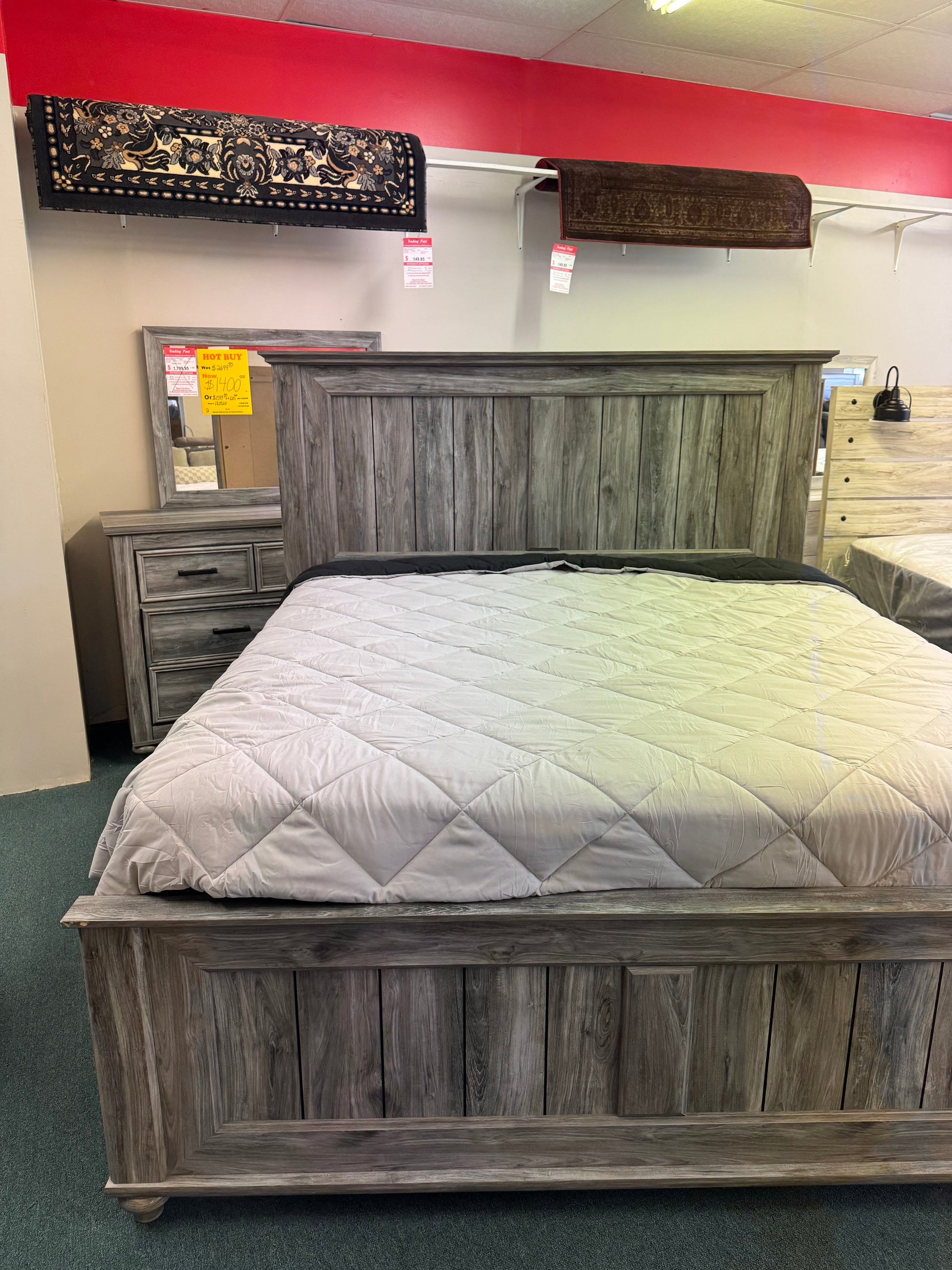 Used Grey King Bedroom Set Trading Post