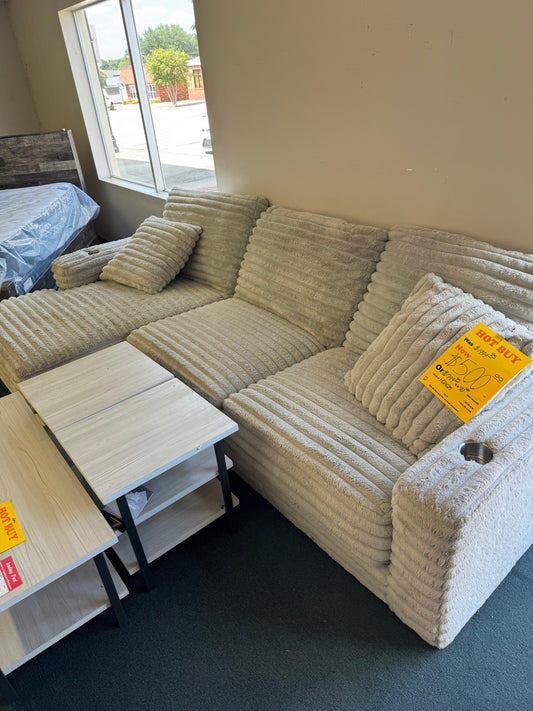 Used White Sofa Chaise Trading Post