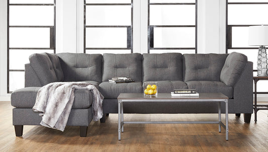 Jitterbug Grey 2500 Sectional Hughes Furniture