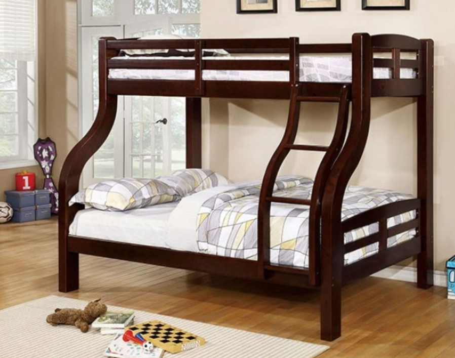 Solpine Twin/Full Bunkbed Espresso Furniture of America