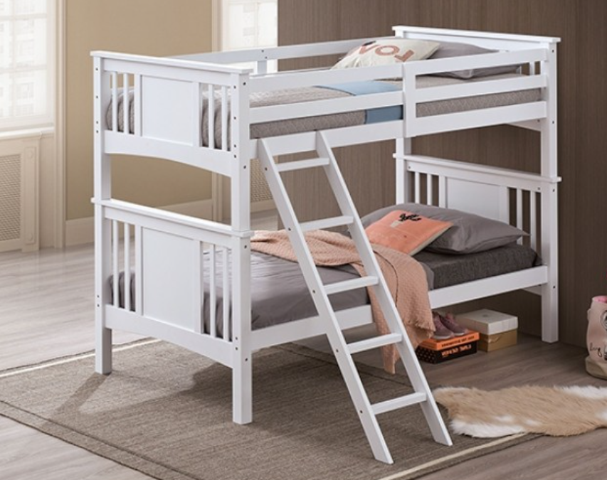 Spring Creek Twin/Twin Bunkbed White Furniture of America