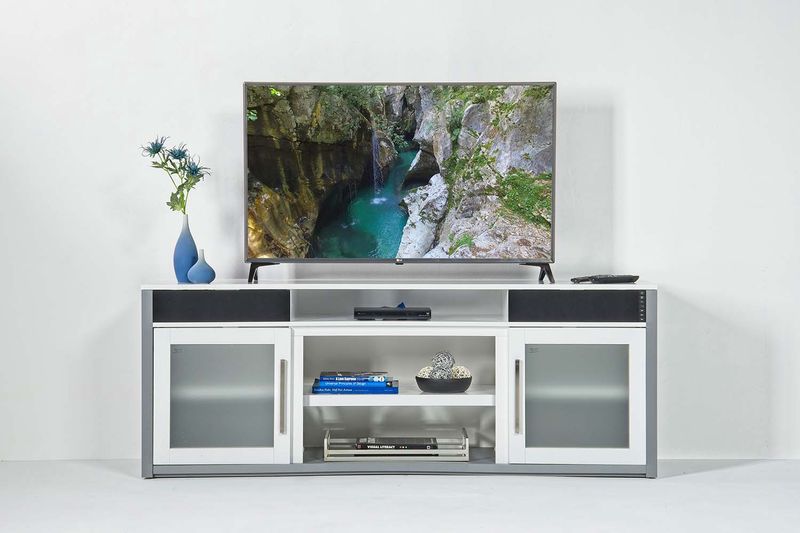 Ashford Bluetooth Console White 70" Twin-Star International Inc.