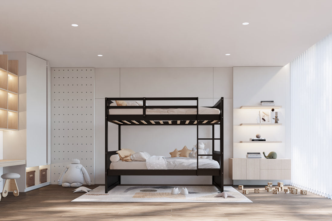 BB12 Black Bunkbed Happy Homes