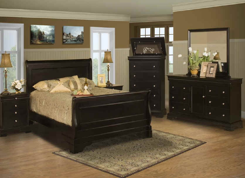 Belle Rose Sleigh Bedroom Set New Classic Furniture