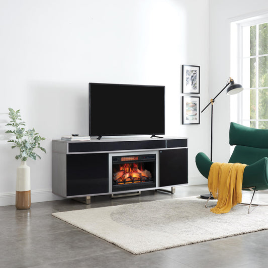 72" Classic Flame Fireplace TV Stand Twin-Star International Inc.