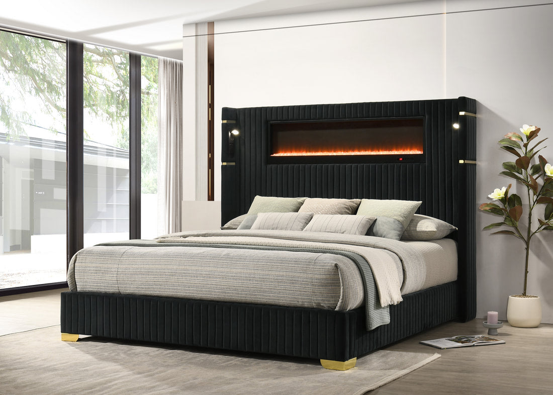 Romance Black Bed Happy Homes