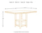 Ralene RECT DRM Counter EXT Table Signature Design by Ashley®