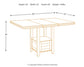 Haddigan RECT DRM Counter EXT Table Signature Design by Ashley®