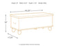 Fossil Ridge Storage Bench Signature Design by Ashley®