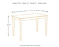 Kimonte Rectangular Dining Room Table Signature Design by Ashley®