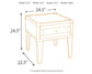 Todoe Rectangular End Table Signature Design by Ashley®
