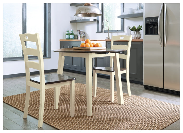 Woodanville Round DRM Drop Leaf Table Signature Design by Ashley®