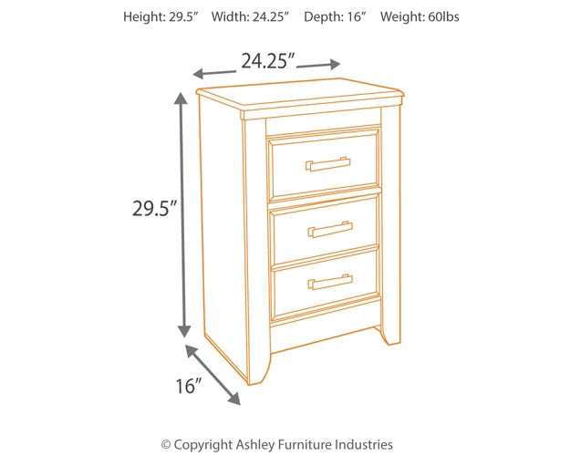 Juararo Two Drawer Night Stand Signature Design by Ashley®