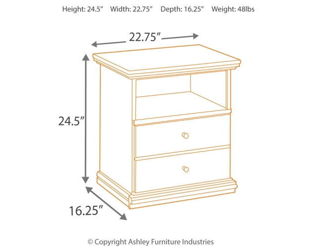 Maribel One Drawer Night Stand Signature Design by Ashley®