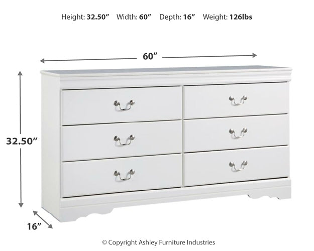 Anarasia Six Drawer Dresser Signature Design by Ashley®