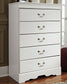 Anarasia Five Drawer Chest Signature Design by Ashley®